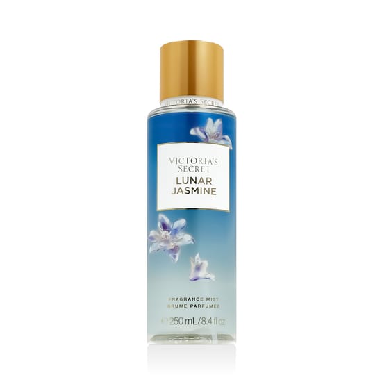 Elegant bottle of Victoria's Secret Lunar Jasmine Bodyspray, reflecting a fresh and minimalist design