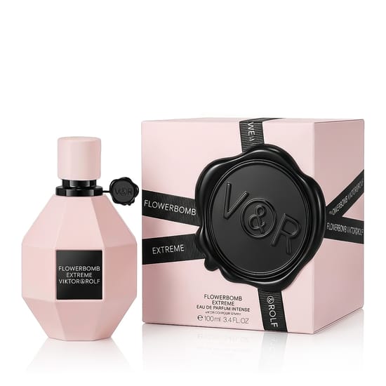 Elegant bottle of Viktor & Rolf Flowerbomb Extreme Intense EDP