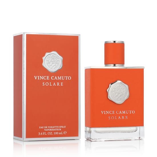 Elegant bottle of Vince Camuto Solare EDT close-up