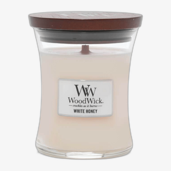 Elegant Woodwick Ellipse Candles White Honey scented candle