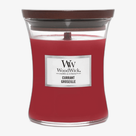 Ароматическая свеча WoodWick Currant Groseille в форме песочных часов