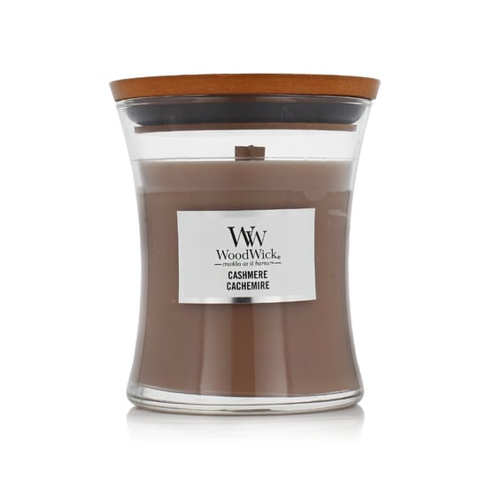 WoodWick Medium Hourglass Candles Scented Candle Cashmere