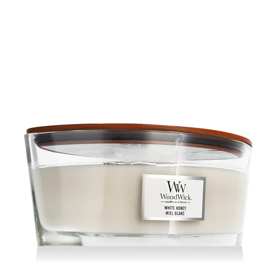 Elegant Woodwick Ellipse Candles White Honey scented candle