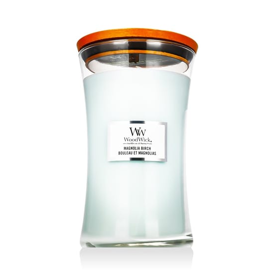 WoodWick Large Hourglass Candles Scented Candle Magnolia Birch 609,5 g