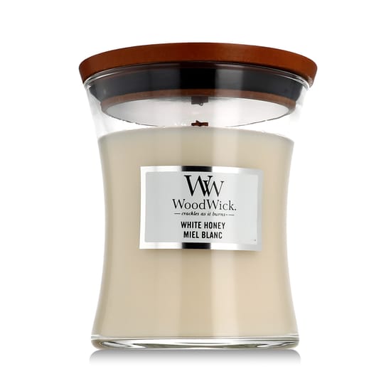 Свеча Woodwick Medium Hourglass с ароматом Белый Мед