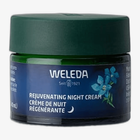 Weleda sinine gentiaan ja alpi edelweiss öökreem 40 ml pakend
