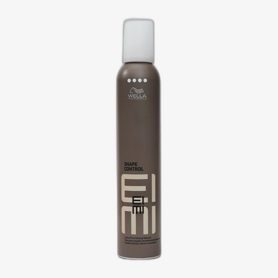 Bottle of Wella EIMI Shape Control Extra Firm Styling Mousse