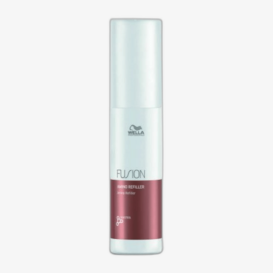 Bottle of Wella Fusion Amino er hair fluid for hair restoration