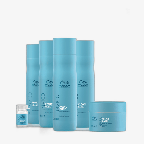 Флакон шампуня Wella Invigo Scalp Balance для чувствительной кожи головы, шампунь против перхоти Wella Invigo Scalp Balance