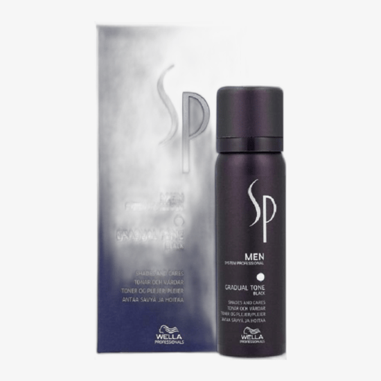 Продукт Wella SP Men Gradual Tone Black для постепенного восстановления черного цвета волос