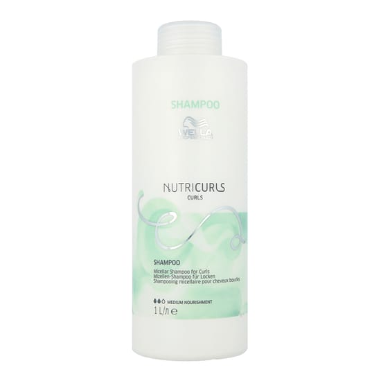 Bottle of Wella Nutricurls Curls Micellar Shampoo for Curls