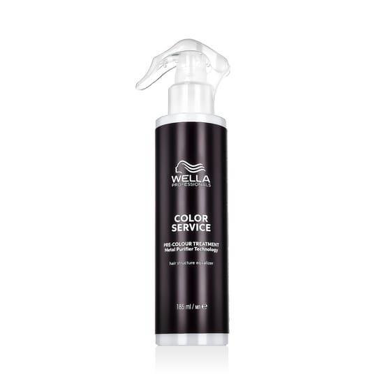 Флакон Wella Color Service Pre-Color Treatment крупным планом