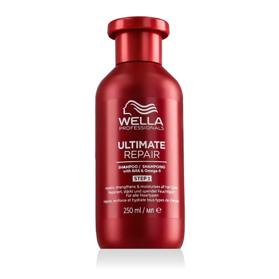 Флакон Wella ultimate repair shampoo для восстановления волос