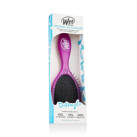 Lähedalt vaade Wet Brush Original Detangler (Purple) kammile