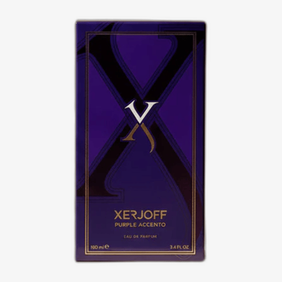 Xerjoff Purple Accento EDP pudel lähedalt