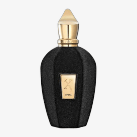 Bottle of Xerjoff V Opera EDP up close