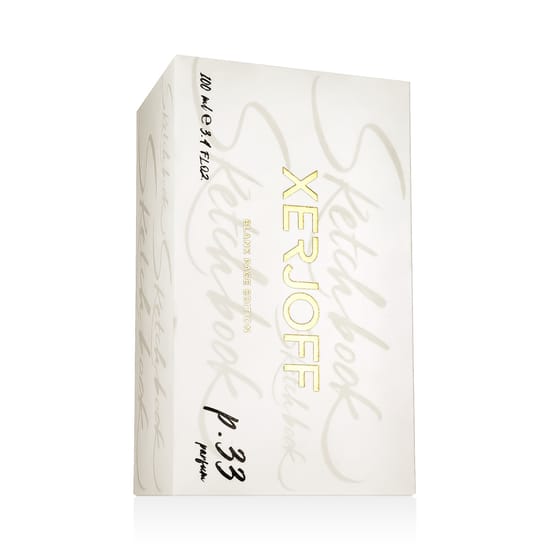 Минималистичный флакон Xerjoff Sketchbook P.33 Parfum с лаконичным дизайном