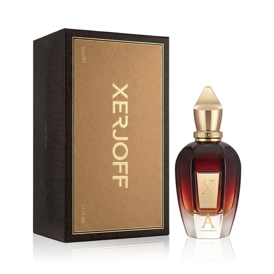 Минималистичный элегантный флакон Xerjoff Oud Stars Alexandria II Parfum, отражающий утончённый стиль аромата