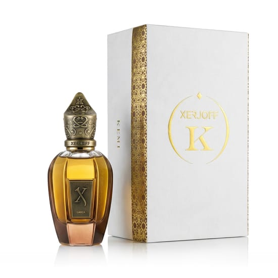 Elegant bottle of Xerjoff Layla Parfum reflecting its refined, minimalist design