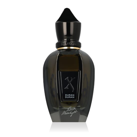 Изысканный флакон Xerjoff Blends Duran Duran Black Moonlight с минималистичным дизайном