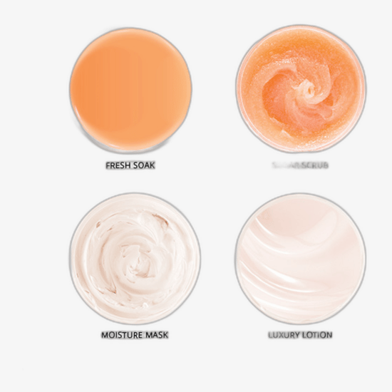Close-up of xpel spa secrets almond & oat 2-in-1 polishing mask & scrub