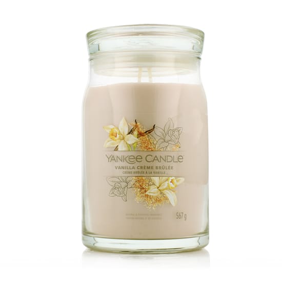 Lõhnav küünal yankee candle crème brûlée pakendis