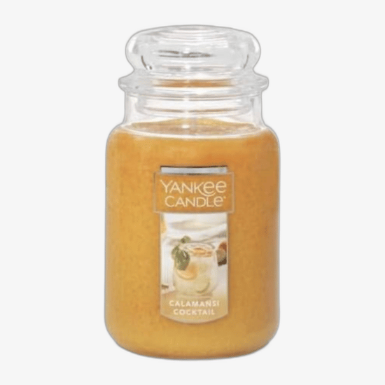 Средняя ароматная свеча Yankee Candle Calamansi Cocktail в банке