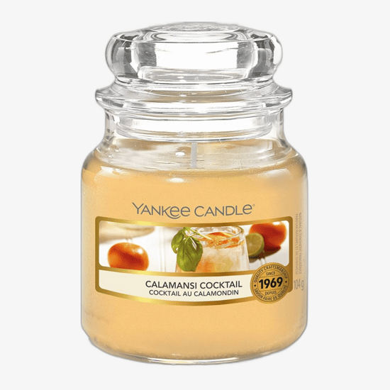 Маленькая банка ароматической свечи Calamansi Cocktail от Yankee Candle
