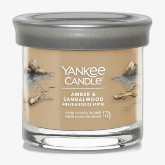 Yankee Candle Signature 5-wick tumbler küünal Amber & Sandalwood aroomiga