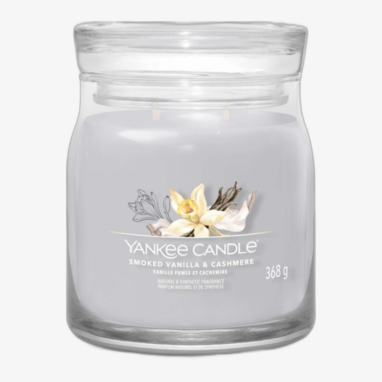 Изящная ароматическая свеча Yankee Candle White Gardenia среднего размера