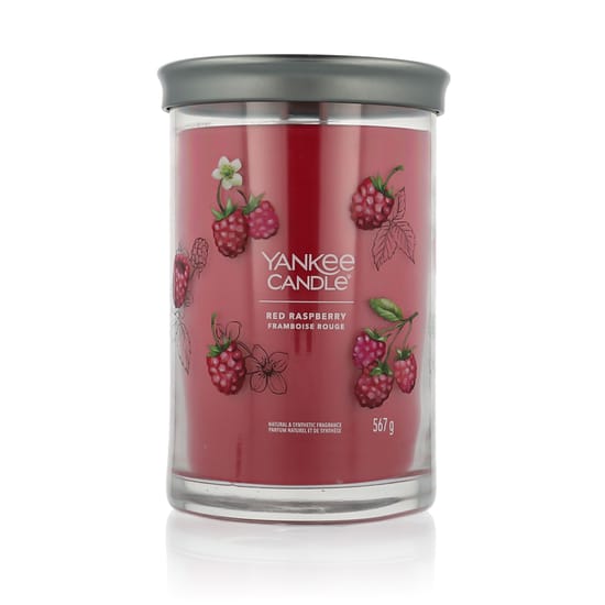 Yankee candle signature tumbler with red raspberry scent