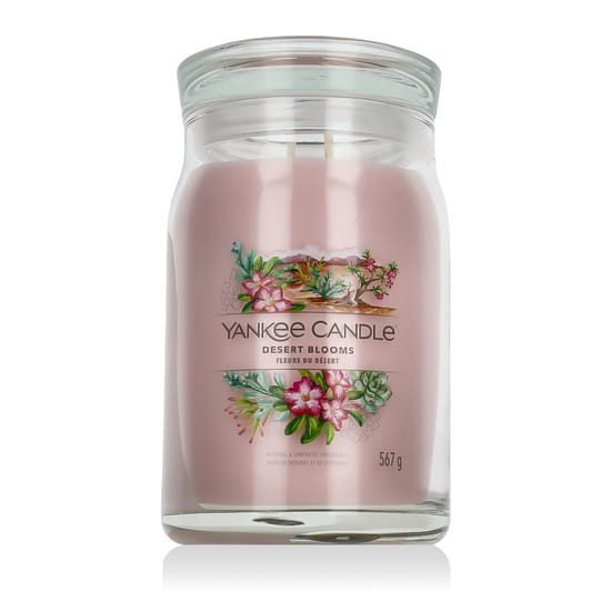 Свеча Yankee Candle Signature Tumbler Desert Blooms, крупный план