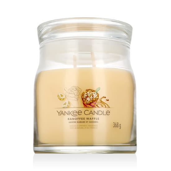 Свеча Yankee Candle Banoffee Waffle в банке, 368 г, сладкий аромат для уюта