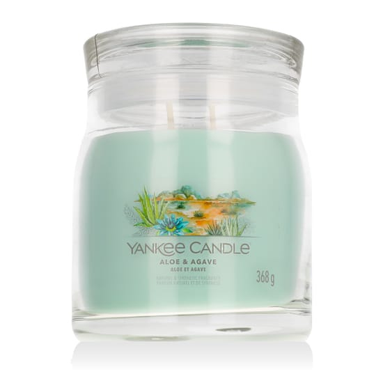 Aloe & agave lõhnaküünal Yankee Candle'ilt Yankee Candle Aloe & Agave keskmise purgi lõhnaküünal