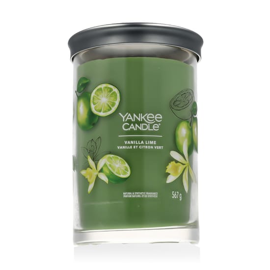 Yankee candle signature tumbler scented candle vanilla lime