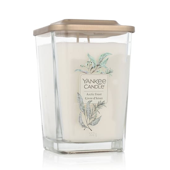 Yankee candle elevation 2-wick scented candle arctic frost in a stylish jar