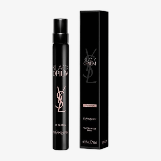 Elegant bottle of Yves Saint Laurent Black Opium EDP