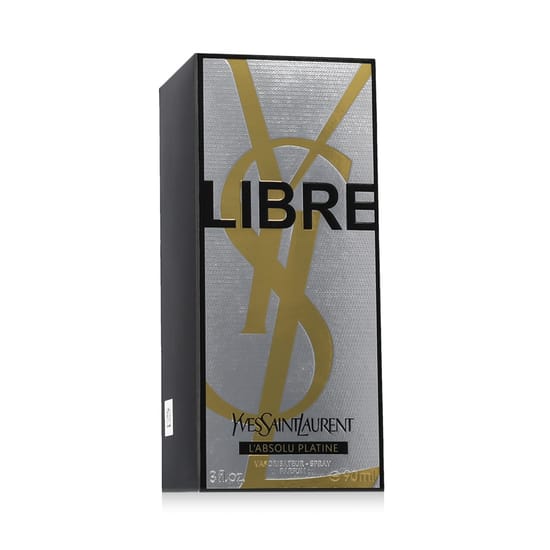 Elegant bottle of Yves Saint Laurent Libre L'Absolu Platine Parfum