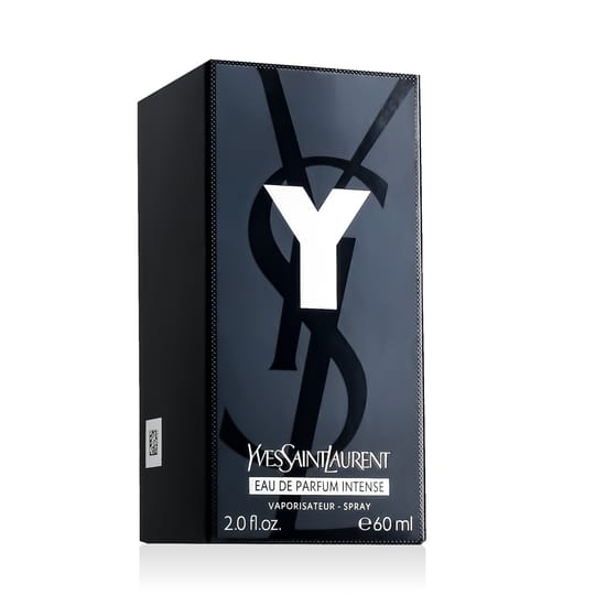 Elegant bottle of Yves Saint Laurent Y Pour Homme Eau De Parfum Intense