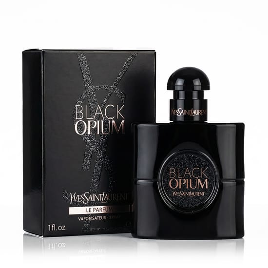 Bottle of Yves Saint Laurent Black Opium Le Parfum