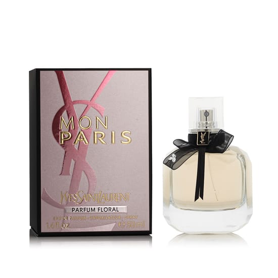 Бутылка Yves Saint Laurent Mon Paris Parfum Floral EDP крупным планом
