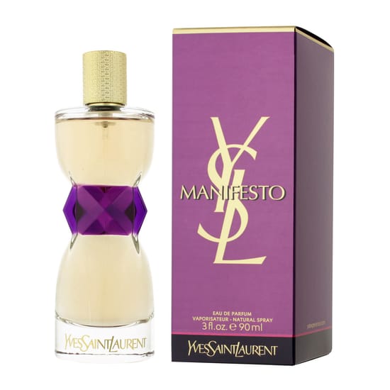 Elegant bottle of Yves Saint Laurent Manifesto Eau de Parfum