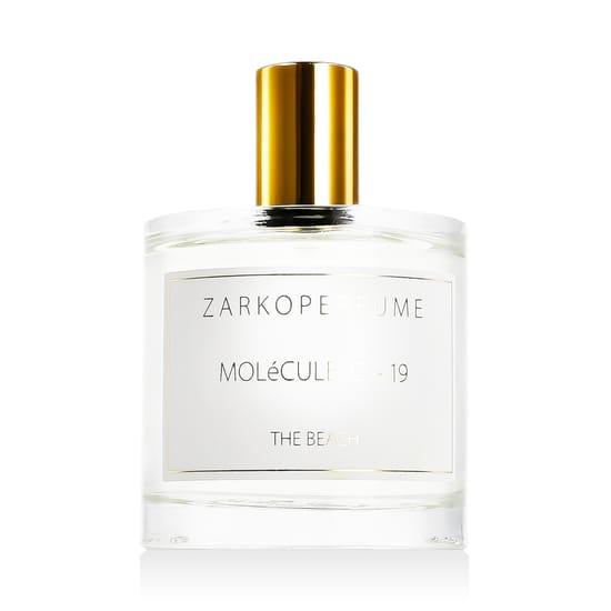 Original packaging of Zarkoperfume Molécule C - 19 The Beach EDP Elegant bottle of Zarkoperfume Molécule C - 19 The Beach EDP