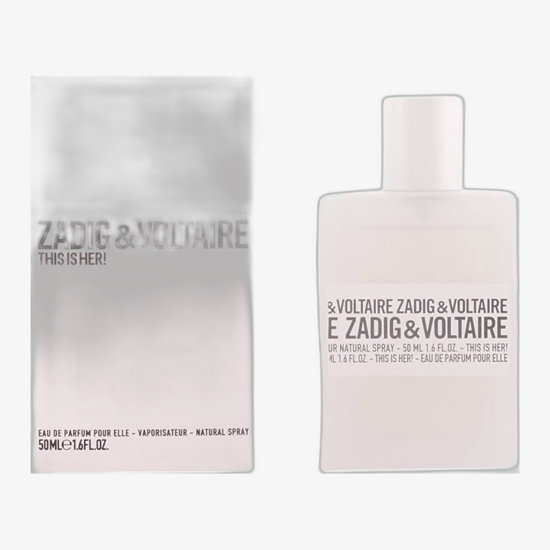 Флакон и лосьон This is Her EDP – стильный женский набор Деликатная композиция аромата в стильной упаковке This is Her EDP