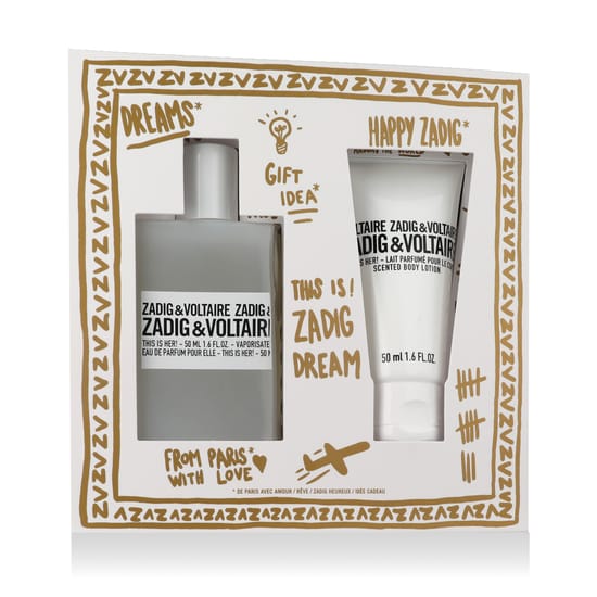 Флакон и лосьон This is Her EDP – стильный женский набор Деликатная композиция аромата в стильной упаковке This is Her EDP