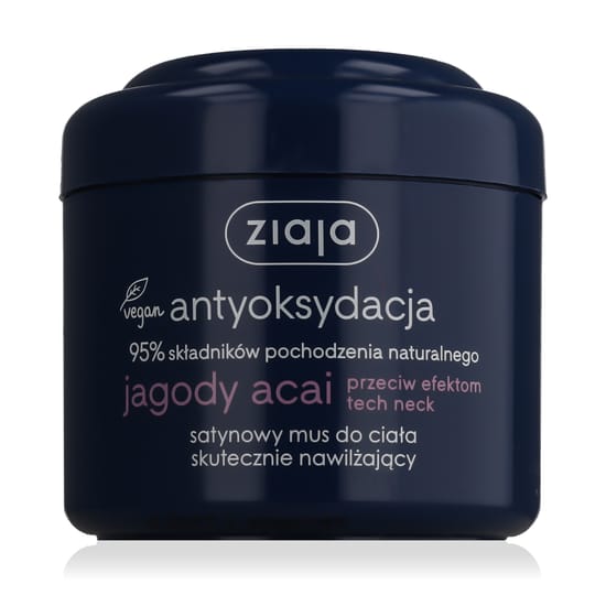 Ziaja Acai Berry Satin Body Mousse pudeli lähivõte