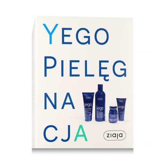 Ziaja Yego Care Set displayed beautifully Ziaja Yego Care Set packaging and contents