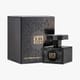 Close-up of the Kajal Lamar Noir EP perfume bottle