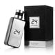 Elegant bottle of 24 Elixir Platinum EDP close-up