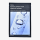 Abib Gummy Sheet Mask Hyaluron Sticker – упаковка и маска Abib Gummy Sheet Mask Hyaluron Sticker на коже – тканевая маска для глубокого увлажнения